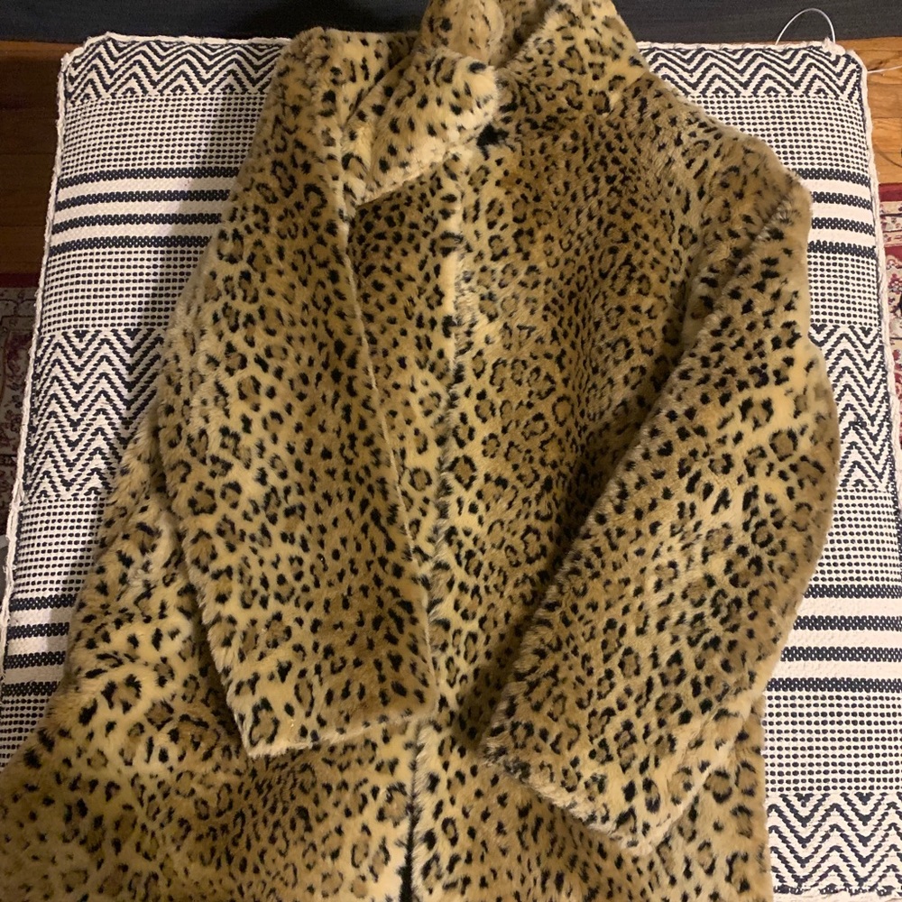 Stylish Fur Leopard Coat
